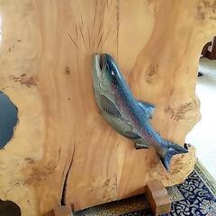 魚と木の衝立 魚と木の衝立