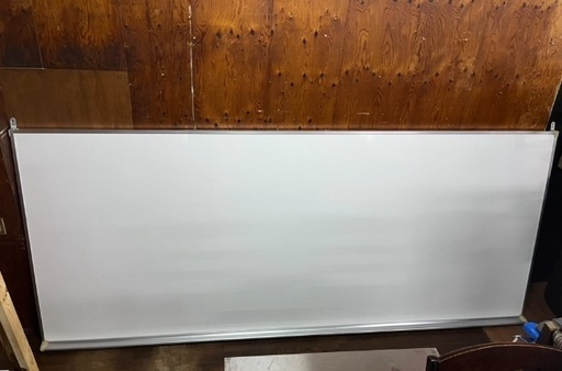 大型 ホワイトボード 平面白板 アルミ枠 壁掛け 横360cm