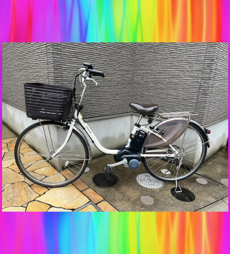 大容量8Ah現行モデル　Panasonic　パナソニック　電動自転車　電動アシスト自転車 　07124