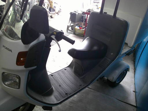 HONDA ジャイロキャノピー-2-Fi 白 自賠責で乗れます 半額配送