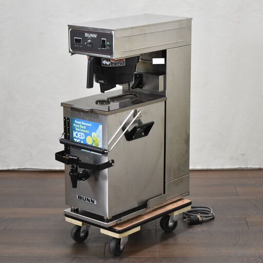 ≪zyt1535ジ≫ BUNN/バン ブリューワー/抽出器 TU-3 TU3B ティーディスペンサー PTD4 ラッキーコーヒーマシン取扱 ジャンク扱い 現状品 中古厨房機器/宮城県仙台市 60520-07