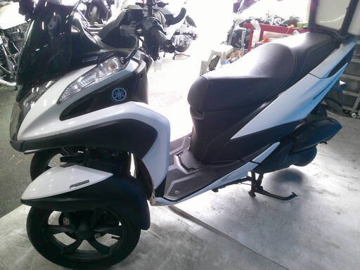 YAMAHA トリシティ155A-屋根 白 格安提供車半額配送キャンペーン 期間