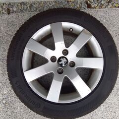 【値下げしました！！】プジョーT7純正16インチホイール＋コンチネンタルUC7（23年25週製造）走行3000キロ弱