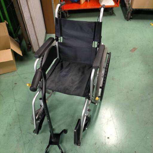 KOEKI 車椅子 車いす 車イス ノーパンク 自走【4点支持杖　セット】