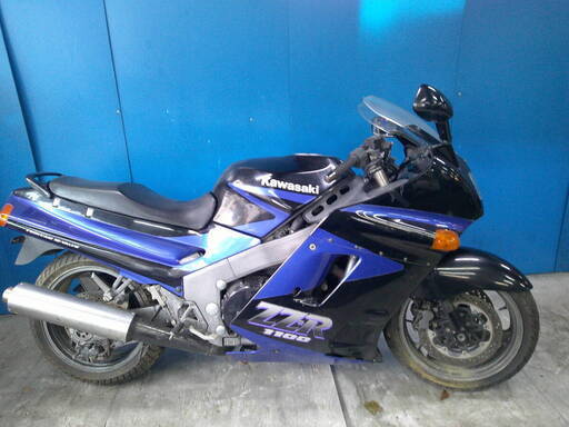 その他 BLUE KAWASAKI ZZ-R1100-1 黒/青 格安提供車 半額配送キャンペーン ク