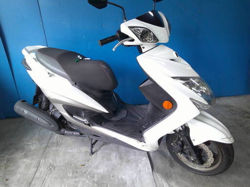 YAMAHA シグナス125XSR-2 白  自賠責保険で乗れます 半額配送キャンペーン 現状渡し諸経費￥0- 横浜 P-Yard