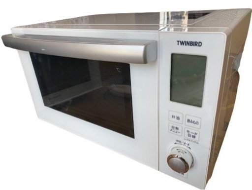2021年製ツインバードオーブンレンジDR-E861ホワイト(0703c)