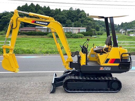 【V-0063】ヤンマー　B22　ミニ油圧ショベル　2tクラス　ユンボ　バックホー　全塗装済み