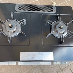 2019年製🌵ノーリツ テーブルコンロ グレーホーロートップ 水なし両面焼グリル 都市ガス用 右強火 シルバーフェイス NW61QVR(0703c)