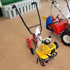 家庭菜園　ミニ耕うん機　