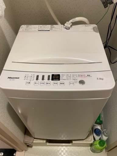 三年前に購入した洗濯機