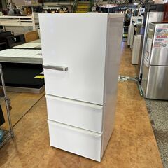 ✨安心の除菌洗浄済✨AQUA 2019年製 272L 3ドア冷蔵庫 AQR-27H(S)【愛