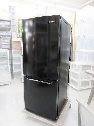 売約済！【恵庭】ハイセンス 150L 冷凍冷蔵庫 HR-D15CB 2019年製 ブラック 中古品 paypay支払いOK!