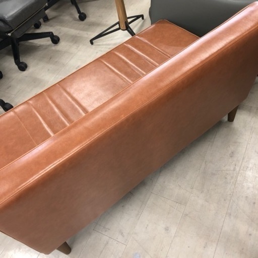 niko and 2人掛けソファー ブラウン【トレファク堺福田】 2人掛け