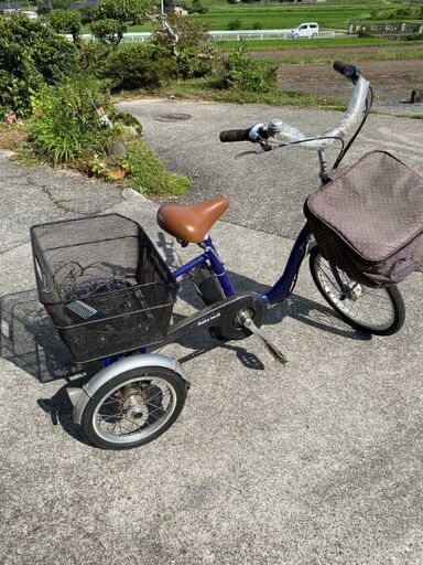 【値下げしました】フランスベッド 電動アシスト三輪自転車 ASU-3WT3