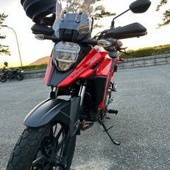 スズキ　Vストローム250SXに乗ってます