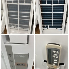 S774 ⭐ Haier 窓用エアコン（1.6KW 4－7畳用）22年製 JA-16W ⭐動作確認済 ⭐クリーニング済