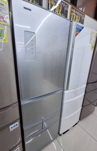 TOSHIBA/東芝/410L冷蔵庫/2017年製/GR-417G/野菜そのまま冷凍/No.1254