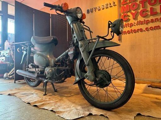 □HONDA PRESS CUB C50 ホンダ プレスカブ 50cc 10807km グリーン 原付 原チャリ スクーター パーツ取り 部品取り車 ベース車 バイク 札幌