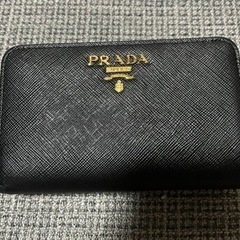 【ネット決済】PRADA プラダ 二つ折り財布 レザー SAFF...