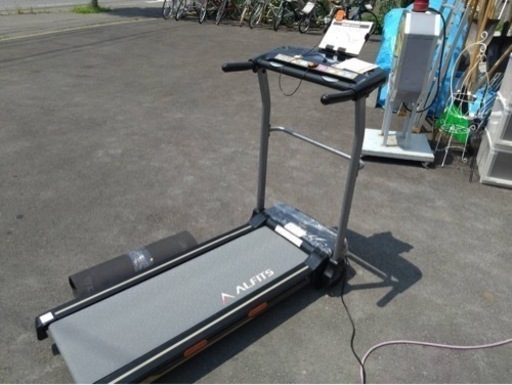 ● ALINCO ルームランナー ランニングマシン AFR1115 時速1~10km 専用マット 音声ガイダンス機能 心拍測定 簡単移動 折りたたみ式 健康器具 中古 ③