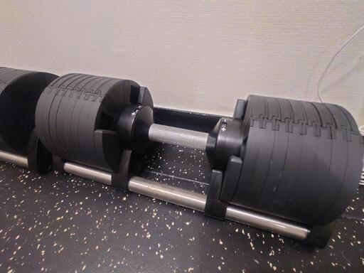 可変式ダンベル 可変式ダンベル 40kg 2個セット ベンチ付き 2個