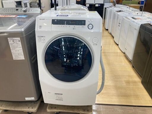 【トレファク イオンモール常滑店】2018年製SHARPのドラム式洗濯乾燥機！6ヶ月保証付き！