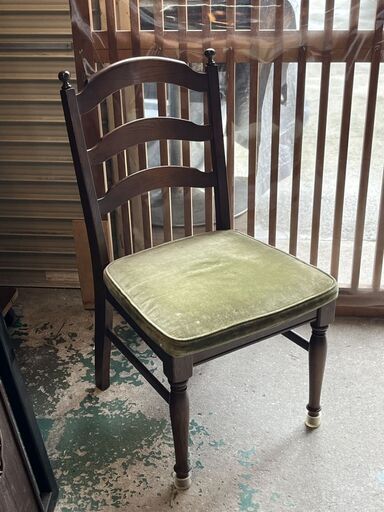 キツツキマーク ダイニングチェア 1客 椅子 木製 イス レトロ