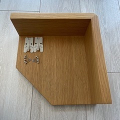 廃盤品】無印良品壁につけられる家具コーナー棚オーク (るか) 本町の  