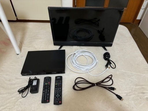 テレビ、ハードディスクレコーダー、アンテナケーブル7m