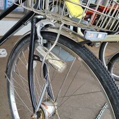 ★店頭にて試乗可★ J7225　シティサイクル　ミヤタ　DCB73L2 OK21　26インチ　ブラック　３段変速　オートライト　【リユースのサカイ柏店】　 中古自転車 　流山市 中古自転車 松戸市 中古自転車 我孫子市 中古自転車 船橋市 中古自転車 守谷市 中古自転車 取手市 中古自転車　