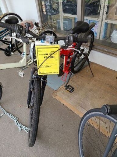 ★店頭にて試乗可★ J7227　マウンテンバイク　折りたたみ自転車　SCUDERIA FERRARI　スクーデリアフェラーリ　26インチ　レッド　３×６段変速　【リユースのサカイ柏店】　 中古自転車 　流山市 中古自転車 松戸市 中古自転車 我孫子市 中古自転車 船橋市 中古自転車 守谷市 中古自転車 取手市 中古自転車 ☆店頭にて試乗可☆ J7227 マウンテンバイク 折りたたみ自転車