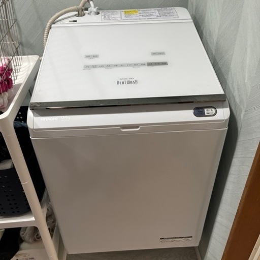 電源入りますが、不動です。修理してお使いください。大容量12kg  日立　ビートウォッシュ　BWDX-120C