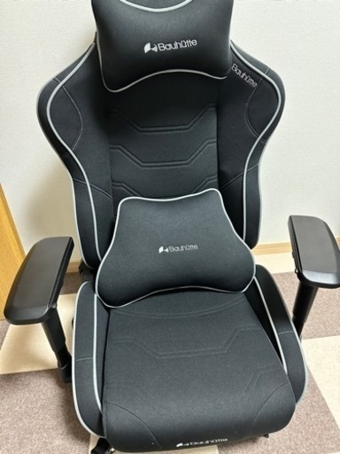 Bauhutte バウヒュッテ ゲーミング座椅子(ブラック) GX-571-BK BC-150G セット