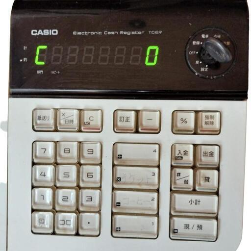 カシオ レジスター110ER ジャンク】CASIO カシオ レジスター 110ER店舗