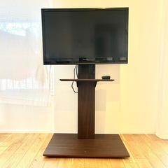 【美品】SHARP AQUOSテレビ+テレビスタンドセット