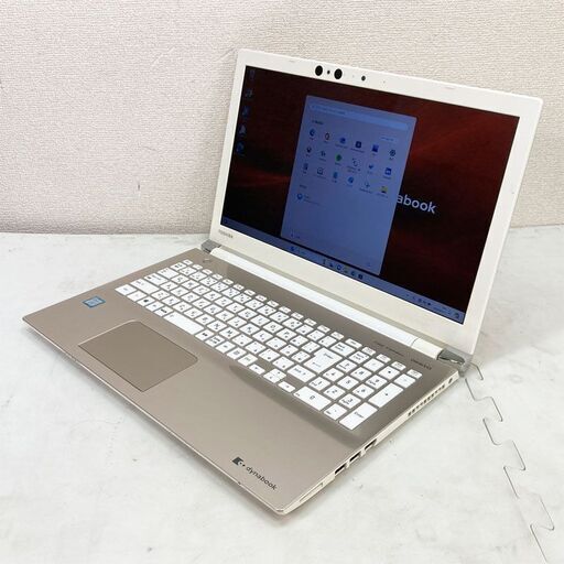 美品 Windows11 第8世代CPU搭載 サテンゴールド Blu-Ray ★ 東芝 dynabook T75/GG Core i7-8550U(1.4G/4コア) メモリ16GB SSD256GB