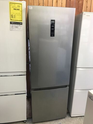 【FU891】★ハイアール  Haier   冷蔵庫  JR-NF326A  326L   2020年式   大容量  大家族  ファミリータイプ   シンプル  おしゃれ  キッチン家電  クリーニング済 堺市 深井 【ジャングルジャングル深井店】