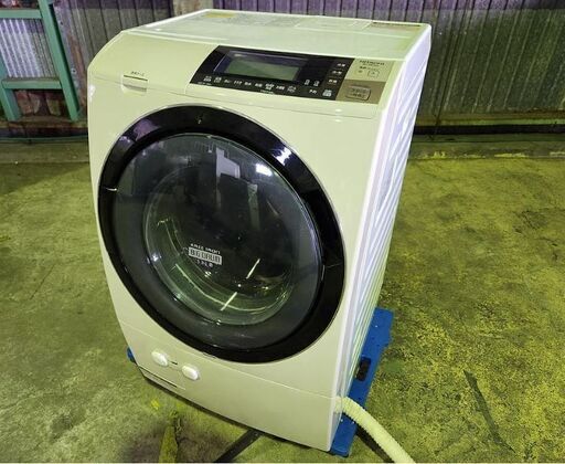 ドラム式洗濯機 10.0kg 日立 BD-S8700L 2015　動作チェックOK　G63159
