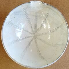 唐津焼 中里隆作 唐津粉引 櫛目片口鉢 共箱 皿器 約28cm 札幌市北区屯田