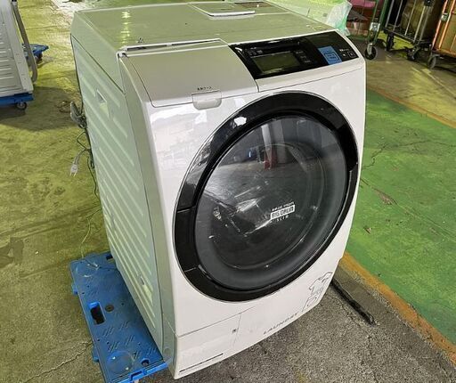 ドラム式洗濯機 10.0kg 日立 BD-ST9600L 2014　G61867　訳あり