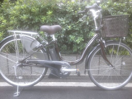 電動26インチ 税別￥54.364- 新基準ヤマハパスCheer　良品8.7Ah 電動自転車　３ヶ月保証　カカオ713