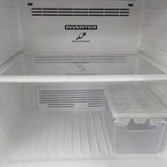 西岡店 ⑥ 冷蔵庫 203L 2016年製 日立 2ドア HITACHI R-20FA シルバー 200L