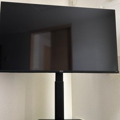 4K液晶テレビ(43型) テレビスタンドセット