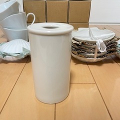 譲り先決まりました】ポーセラーツ コーヒーカップ シェル 小物入れ