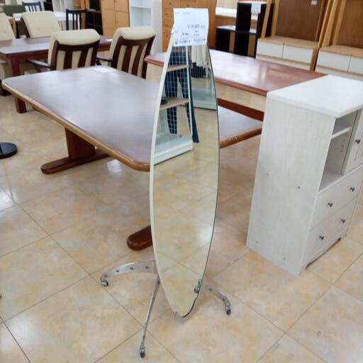 ☆ジモティ割あり☆ ダルトン スタンドミラー シルバー H127×D×W35