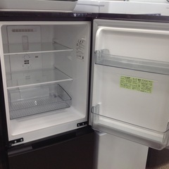 「ジモティー見た」で10％OFF！【2ドア冷凍冷蔵庫】2ドア冷凍冷蔵庫 SHARP シャープ SJ-D15H-H 2022年製 152L:ブラック