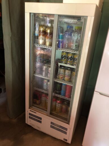 陳列冷蔵庫 業務用】即時お店開業セット（冷凍庫+冷蔵庫+スライド式陳列冷蔵庫）