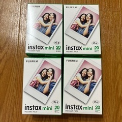 【新品】　チェキ　instax mini インスタントフィルム