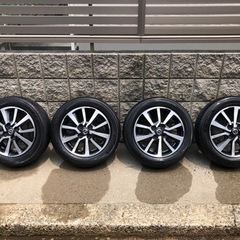 デイズルークス純正 14インチ アルミホイール タイヤセット オリジナル